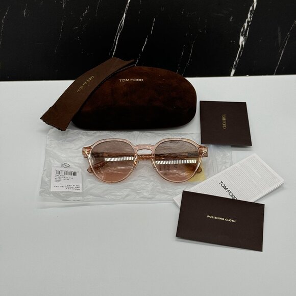 NEW TOM FORD TF974/K 74Z WOMEN ROUND PINK SUNGLASSES TOM FORD - Picture 9 of 9